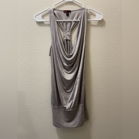 Forever 21 Tops - Forever 21 Gray Draped Camisole